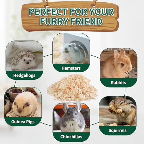 18oz Small Pet Bedding, Low Dust, Odor Control, Ultra Absorbent, for Hamsters, Guinea Pigs, Parrots, Rabbits, Gerbils, Mice & Small Animals - size: 18oz