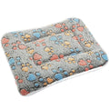 Small Animal Bed Mat, Soft & Warm, Suitable for Guinea Pig, Hamster, Rabbit, Rat and Bearded Dragon (XX-Large(19.7''x15.7''), Footprint Grey) - color: Footprint Grey, size: XX-Large(19.7''x15.7'')