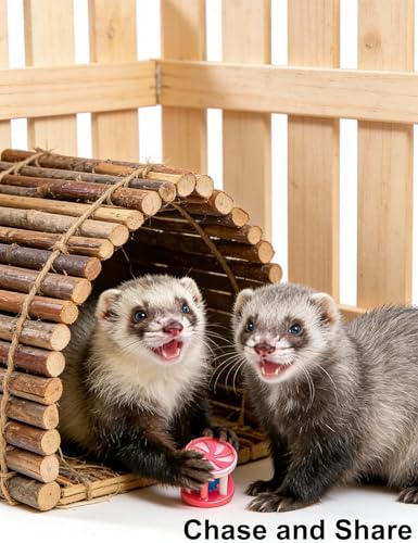 10-Pack Ferret Ball Toys Ferrets, PP Material | Interactive Play, Solo Play, Non-Toxic, Built-In Bell, 1.5 in - 2.2 in - size: 1.5'' - 2.2''