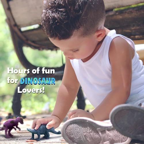 Kimicare Kids Dinosaur Figures Toys, 18 Pcs Plastic Dinosaur Toys for Kids 3-5, STEM Educational Realistic Dinosaurs Figurine Playset for Toddlers, 5 to 7 Inch Dino Toy Birthday Gifts Boys Girls - style: Dinosaur Toys