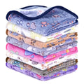 8 Pcs Washable Guinea Pig Bedding Absorbent Small Animal Cage Liners Reusable Guinea Pig Fleece Blankets Waterproof Pet Pee Pad Sleep Mat Pad Cover for Rabbit Ferret Chinchilla Hamster - color: 8PCS 24 x 16 Inch