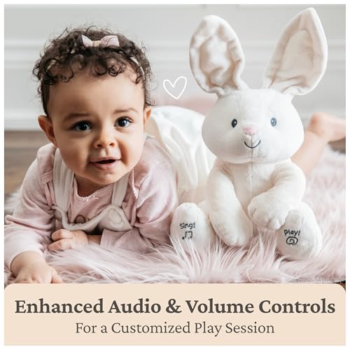 GUND Baby Flora Bunny 12-Inch Interactive Animated Musical Baby Toy - style: Flora