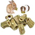 Fhiny Rabbit Chew Toys, 8 PCS 2" Natural Papaya Wood Chew Sticks Guinea Pig Treats for Dental Care Bunny Treats for Rabbits Small Pet Molar Snacks for Bunny Guinea Pig Chinchilla Hamster Gerbil