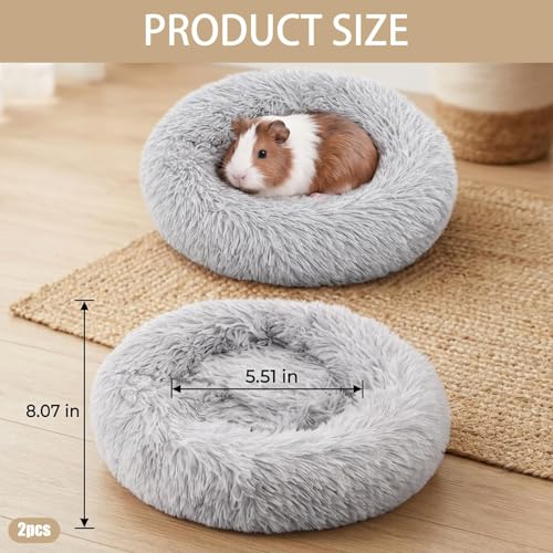 2-Pack Guinea Pig Bed, Small Animal Sleeping Pad, Soft and Cozy Habitat Accessory, Durable and Easy to Clean Design for Hamsters and Guinea Pigs
