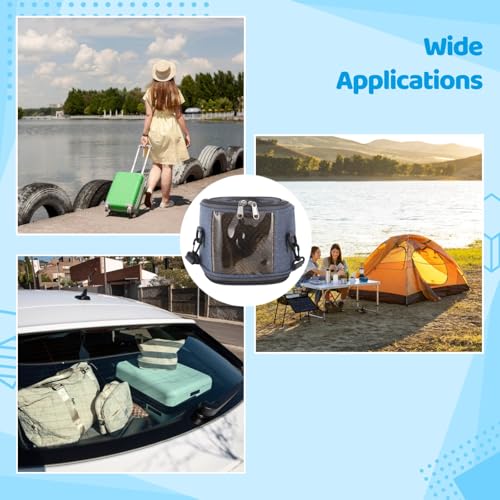 Small Animal Carrier Bag, Breathable, Adjustable & Removable Shoulder Strap & Hand-Carry Design, Clear Front Window, Washable for Hamsters & Sugar Gliders, 7.1 x 3.5 x 5.5 in