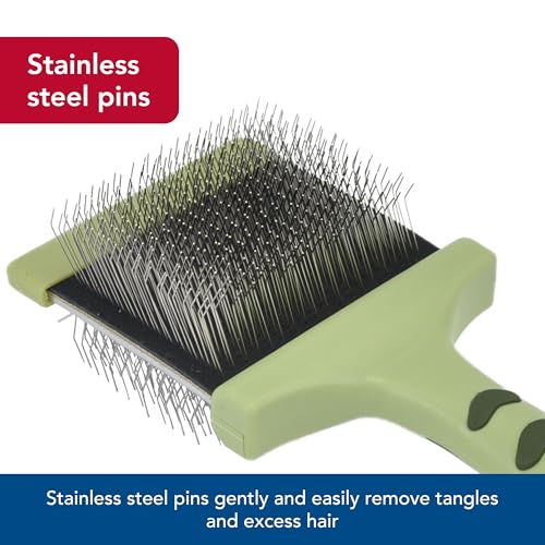 Coastal Pet Safari Dog Flexible Slicker Brush - Dog Brush for Shedding - Undercoat Rake & Grooming Tools for Small & Medium Pets - Small - size: Small