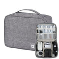 Organizer Case Small Electronic Devices USB Charger Accessories Mouse Phone Cable SD Power Bank Earphone - color: Large-Grey
