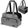 PetAmi Small Dog Purse Carrier, Soft-Sided Pet Carrier Bag with Pockets, Portable Puppy Cat Travel Handbag Tote, Airline Approved Breathable Mesh, Poop Bag Dispenser, Max 18 lbs, Stripe Black - color: Stripe Black