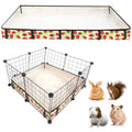 Guinea Pig Cage Liner，Washable Waterproof Oxford Cloth Cage Liners for Small Animals,Hamster Chinchilla Hedgehog Rabbit and Other Small Animals Not Include Cage(24x24 inches) - size: C&C 2x2(24x24 inches)