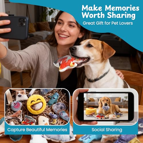 Nocciola Plush Squeaky Dog Toys – 12 Pack Small Dog Chew Toys with Squeakers, Soft Stuffed Puppy Toys with Carry Bag for Small & Medium Dogs - style: 12pcs Funny Toys