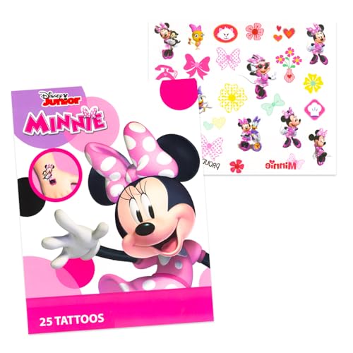 Minnie Mouse Backpack with Lunchbox Set for Girls School Bundle, More | 16in Large Durable Minnie Bookbag w/ Insulated Lunch Box Plus Water Bottle, Stickers, More - Minnie Mouse School Supplies