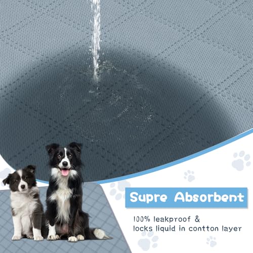 3 Packs Washable Guinea Pig Cage Liners, Waterproof Guinea Pig Pee Pads Reusable Absorbent Bedding Anti Slip Mats for Small Animals Bunny Rabbit Hamster (47 x 24in) - size: 47 x 24in / 3 Packs