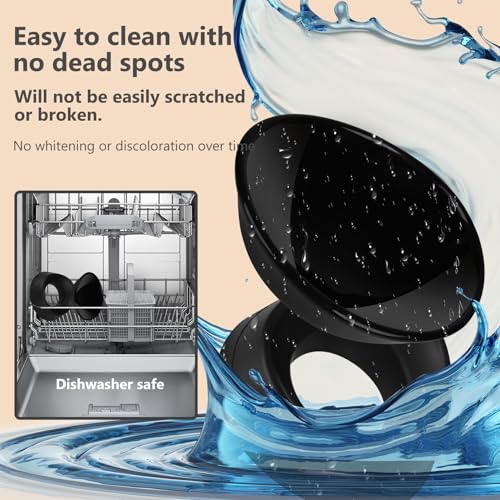 French Bulldog Food Bowl- Slanted Tilted Pug Food Water Bowl,Cat Bowl- Feeder for Frenchie/Shih Tzu/Flat Faced Small Dogs/Puppies/Cats (Black（Ceramic）, 2 Cup) - color: Black Bowl（Ceramic）, size: 2 Cup