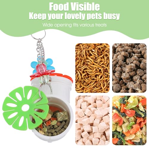 Rat Enrichment Toys, Rat Foraging Toy with Healthy Slow Feeder Design, Funny Hanging Rats Cage Accessories to Reduce Boredom for Pet Mice Hamsters Parakeets, Easy-Clean