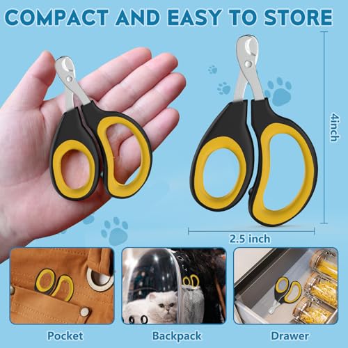 Cat Nail Clippers, Professional Pet Nail Trimmer for Cats, Kittens & Small Pets