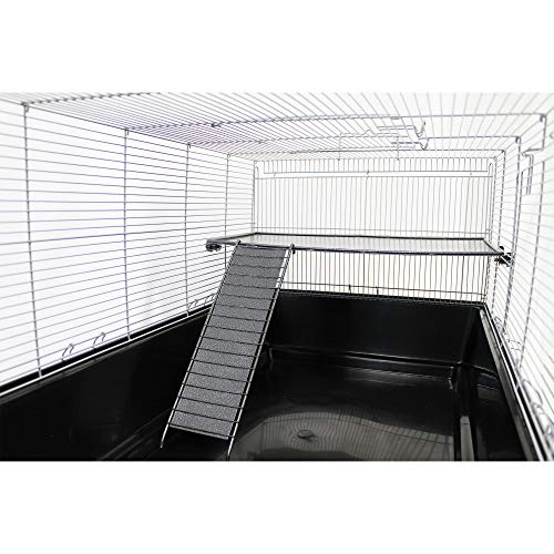 Casablanca Cage - Durable 3-Level Spacious Pet Habitat - Hedgehogs, Guinea Pigs, Small Rabbits, Syrian Hamsters, Degus, Tortoises, Lizards and Other Small Pets