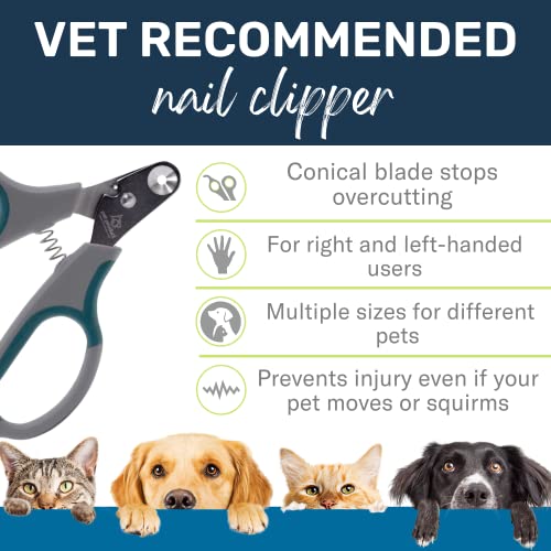Zen Clipper Cat Nail Clippers - Conical Blade, No Overcut - Easy-to-use Cat Nail Trimmer for Stress Free Home Grooming – Sharp Conical Blade Makes a Clean, Splinter-Free Cut (2mm Hole) - size: X Small - 2mm hole