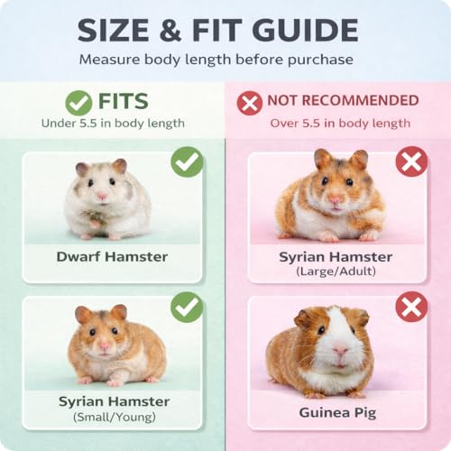 Wooden Hamster Tunnel with Multiple Holes – Natural Hideout Tube, DIY Assembly, Playground for Dwarf, Small Syrian Hamsters & Gerbils (9.5" x 3.5" x 3.5")