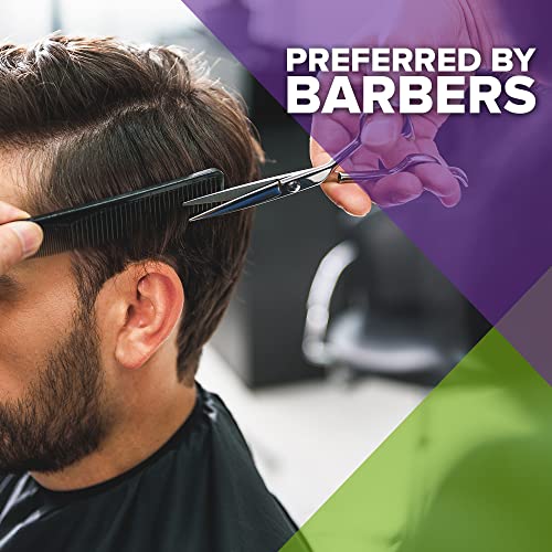 MARS Wellness 4 Piece Professional Comb Set Black BULK 20 Pack - USA MADE - Fine Pro Tail, Dresser Hair Comb Styling Comb - for Men Women - Parting Teasing and Styling - color: Black, size: 4 Count (Pack of 20)