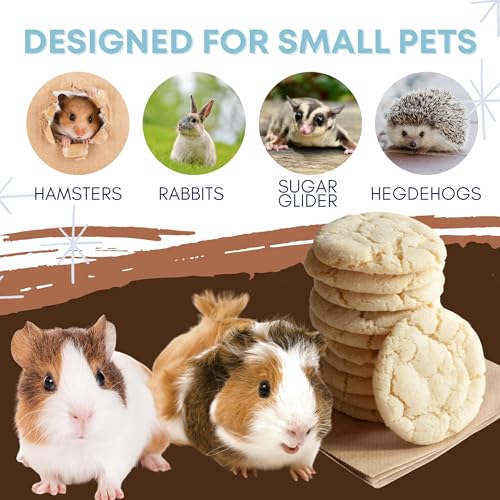 Waterless Shampoo for Small Critters - 8oz Cruelty Free Dry Shampoo - No Rinse for Pet Ferrets, Guinea Pigs, Hedgehogs, Sugar Gliders, Rabbits & Hamsters (8 oz, Light Sugar Cookie)