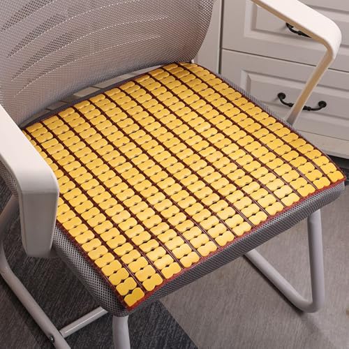 OULIGET Pet Cooling Mat, Waterproof Breathable Bamboo Cushions for Cat Dog Hamster Rabbit, Anti-Slip Easy Carry Clean, 15.5 in