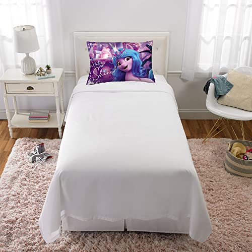 Franco Kids Bedding Super Soft Microfiber Reversible Pillowcase, 20 in x 30 in, My Little Pony - color: My Little Pony