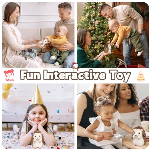 YH YUHUNG Easter Basket Stuffers Talking Hedgehog Repeats What You Say with Clear Voice Talking Toy Animated Repeating Toddler Toys for Ages 3 4 5 6 Kids and Boys Birthday Gift