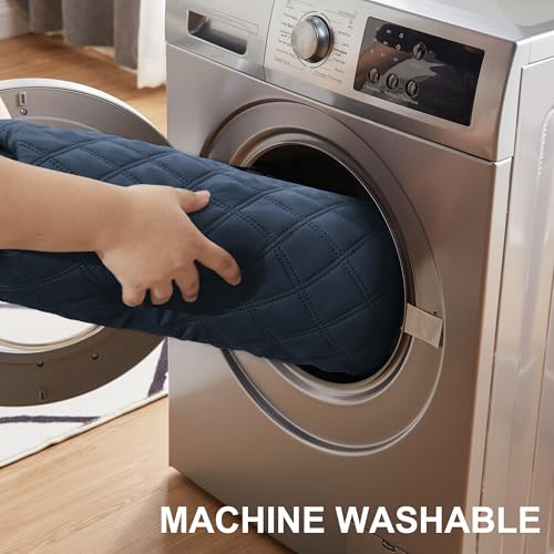 Eterish Reusable Washable Pee Pads for Dogs Large/Extra Large 36'' x 41'' 2 Pack, Absorbent Pet Puppy Dog Training Pads Non-Slip, Waterproof Whelping Potty Pads for Dogs Leak-Proof - color: Navy Blue, size: 2 Pack (36"x41")