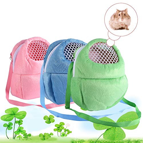 Tbest Pet Carrier Bag Hamster Rat Cat Rabbit Pet Sling Carrier Backpack Hedgehog Chinchilla Ferret Sleeping Outdoor Traveling Bag Handbags Backpack - color: Green