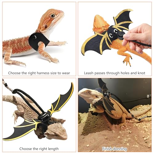 kathson Bearded Dragon Carrier with Harness and Leash Set, Large Reptile Travel Carrier Portable Lizard Backpack Clear Small Animals Carrying Bag for Gecko Hamster Rabbit Hedgehog Kitten (Pink) - color: Pink