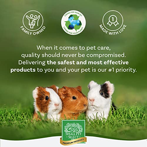 Small Pet Select Premium Natural Aspen Bedding, Animal Bedding for Small Indoor and Outdoor Pets, Made in The USA, Jumbo Size 282 L (2 Pack, 141 L Each) | Natural Wood Bedding, Low Dust, Made in USA, For Indoor & Outdoor Small Pets, Two 141 L Bags, 282 L