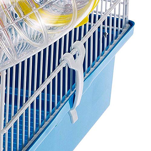 Ferplast Paula Small Hamster Cage | Fun & Interactive Cage Measures Measures 18.11L x 11.61W x 9.6H & Includes All Accessories - style: Paula Hamster Cage