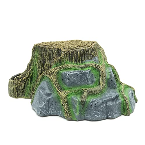 Resin Large Turtle Tank Accessories Reptile Hideouts Cave | Habitat Decor, For Gecko, For Leopard Lizards, For Toad