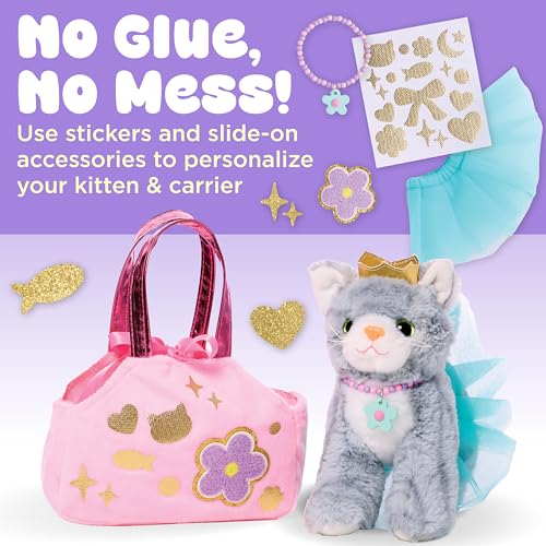 Creativity for Kids Cuddly Kitten Kit, Adopt & Accessorize Your Pet - style: Cuddly Kitten