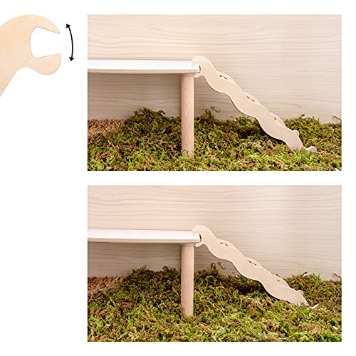 Niteangel Hamster Climbing Ladder Bridge: 10.35 x 3.7 x 1.1 Inch - size: Large - 10.35'' L