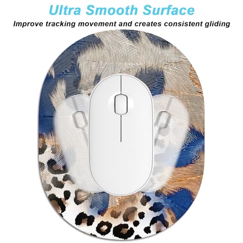 Rimilak Small Mouse Pad 6 x 8 Inch, Takes up Wrist and Mouse Space, Waterproof Compact Mini Mouse Mat for Laptop Computer Wireless Mouse Keyboard Home Office Travel,Blue Gold - color: Blue Gold, size: 8L x 6W inches