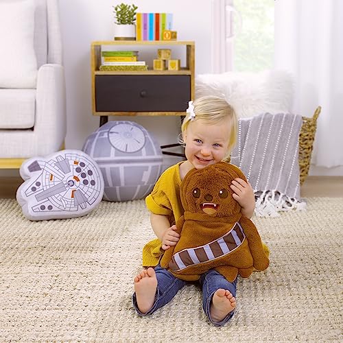 NoJo Star Wars Chewbacca Brown Super Soft Character Shaped Toddler Blanket - color: Chewbacca