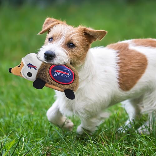 NFL Buffalo Bills Plush Hedgehog Toy for Dogs & Cats, Cool Soft Pet Toy for Fun and Interactive Play, Dog Chew Toy with Squeaker, Licensed Hot Pet Toy - color: Buffalo Bills