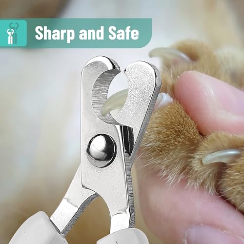 Mr. Pen- Cat Nail Clipper, Stainless Steel | Professional Sharp Cat Claw Trimmer for Small and Medium Cats, Pet Nail Clipper with Sturdy Non Slip Handle - color: Sky Blue