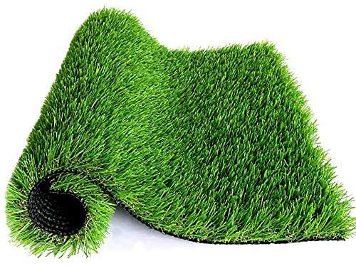 Premium Artificial Grass, Drainage Mat, 6.5' x 10' Artificial Turf for Dogs, Cats, Pets, Turf Realistic Indoor/Outdoor for Garden, Patio (65 sq ft) - 4 Pack - size: 6.5ft*10ft
