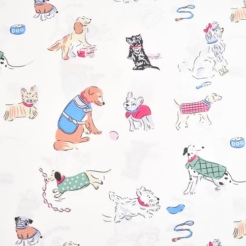 Scientific Sleep Puppy Dog 100% Cotton 3 Pcs Twin Bed Sheet Set Kids Toddler Teen, Flat Sheet & Fitted Sheet & Pillowcase Kids Bedding Set (Dogs) - color: Dogs, size: Twin