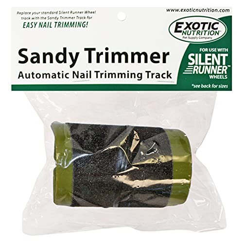 Sandy Track - for Green Silent Runner 12" Wide - Textured Nail Trimming Track for Pet Exercise Wheel (Green 12" Wide) - color: Green