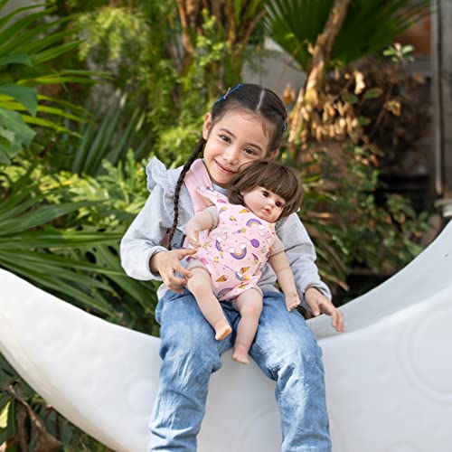GAGAKU Doll Carrier Doll Accessories Stuffed Animal Carrier with Adjustable Straps for Kids – Pink (Stars) - color: Pink