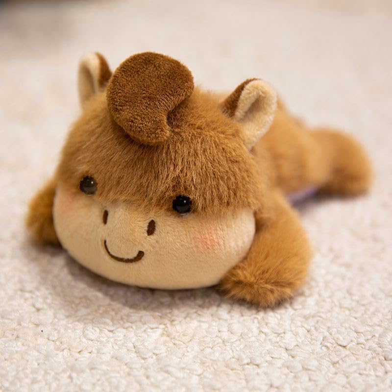YUKOUQIAN Horse Stuffed Animal Cute Plush Doll Toy 5.5 inch for Girls Boys Christmas (pa Little Horse) - style: pa little horse