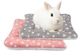2 Pack Bunny Rabbit Bed - 10 x 13 Inch Upgraded-Thickness Pee Pads Bedding | Washable Bunny Rabbit Pee Pad with Absorbent Surface Helps Keep Cages Dry, Reusable Bedding(Light Gray & Light Pink, M) - color: Light Gray + Light Pink, size: 10" X 13" - 2 Pack