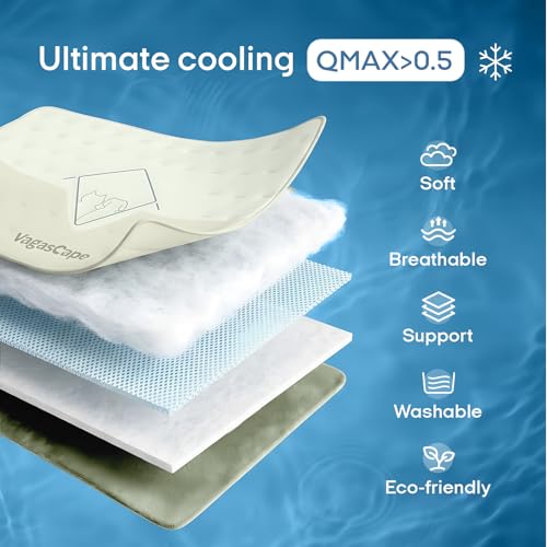 3.0 Supportive Double Sided Dog Cooling Mat | Thick Durable Pet Cooling Mat for Extra Large Pet, 35" x 23" Washable Cooling Mat for Dog Outdoor and Indoor - color: Square Green, size: Medium