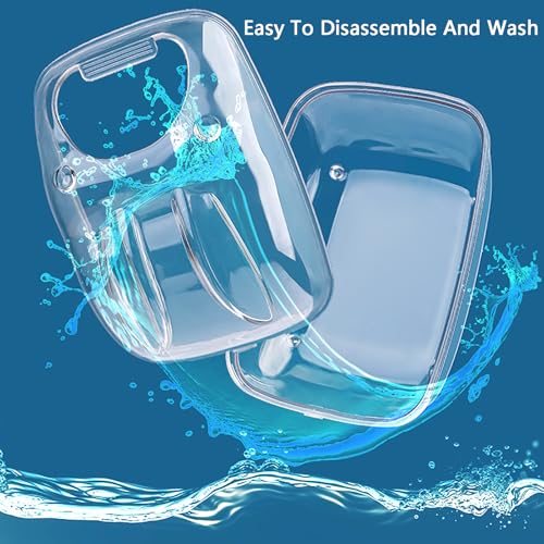 Hamster Sand Bath Container Large Hamster Toilet with Scoop Set,Small Animal Bath House,Suitable for Chinchilla Syrian Gerbil