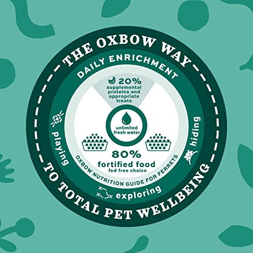 Oxbow Essentials Ferret Food, Rich in Animal-Based Protein & Fat, 4 lb | Ferret, High Protein & Fat, Animal-Based Protein, Ferret Kibble, Made in USA, No Corn, Peas Or Potatoes, Vet Recommended