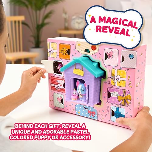 Little Live Pets Puppy House Playset, 15 Mini Collectible Puppies | Fold-out Mama's House, 80+ pups to collect, mystery accessory reveals; gift for kids ages 5+ - style: Puppy Party