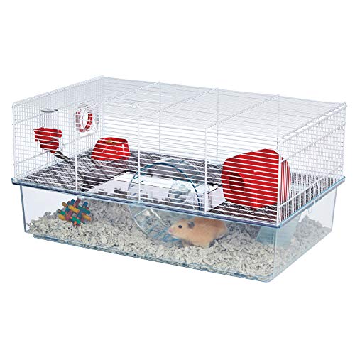 MidWest Homes for Pets Brisby Hamster Cage - color: White, size: 23.6"L x 14.4"W x 11.8"H
